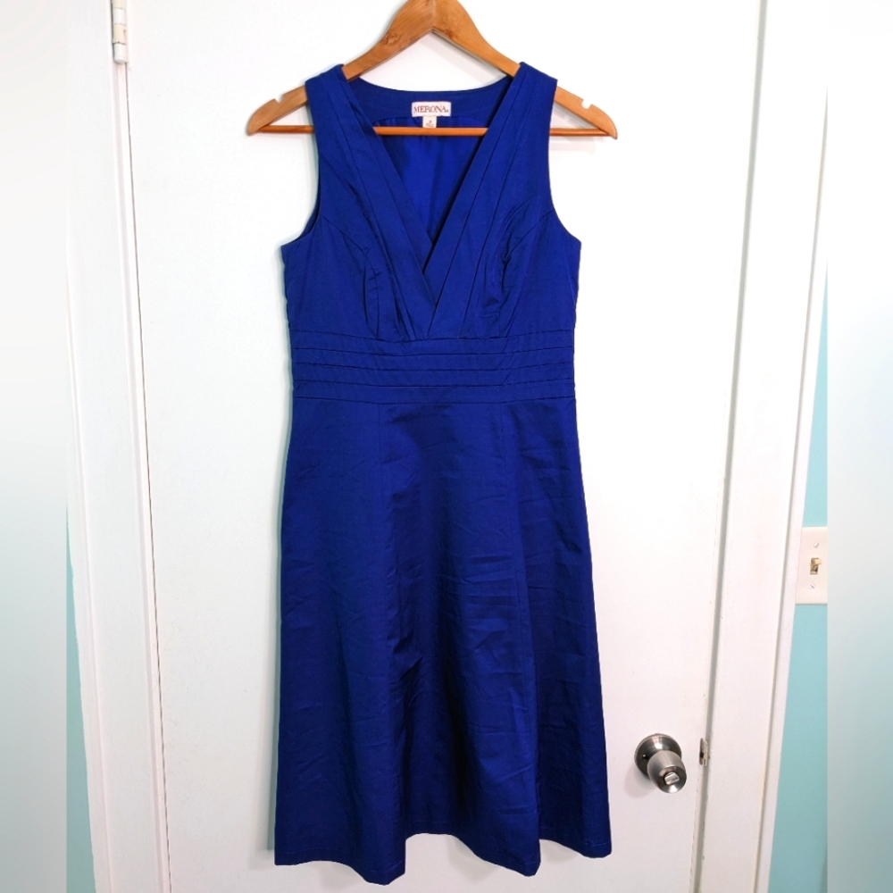 Royal blue dress